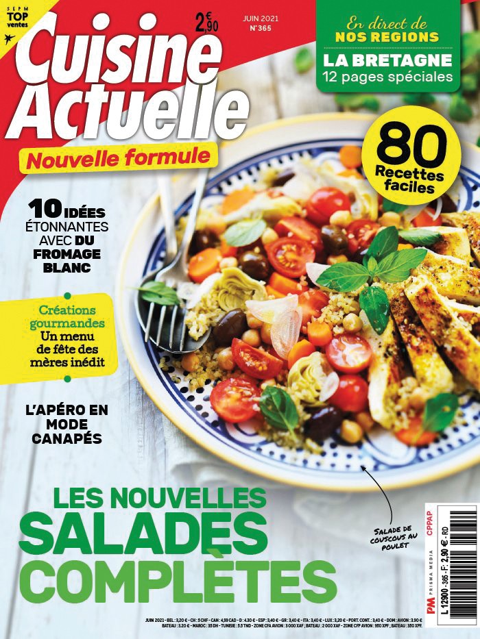 Magazine Cuisine Actuelle, Abonnement à Prix Réduit