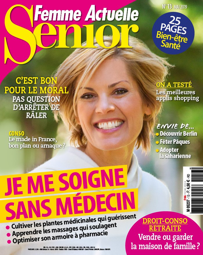 Abonnement magazine Femme actuelle senior pas cher